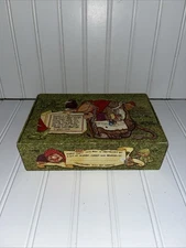 Vintage General Box Company Pencil School Box Troll Witch Elf Goblin Pixie RARE