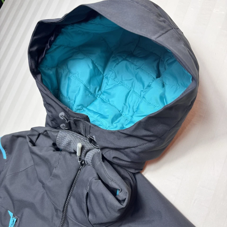 Obermeyer Helyos Ski Jacket Women’s Size 14 ** Hooded Snowboard Winter Recco - Image 3 of 4