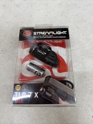 Streamlight TLR-7X USB Rechargeable LED  Flashlight - 500 Lumens  (Black)