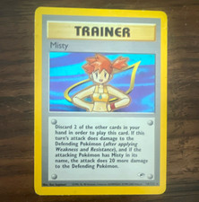 trainer misty pokemon card value Misty 018/132 Gym Heroes Holo for sale online