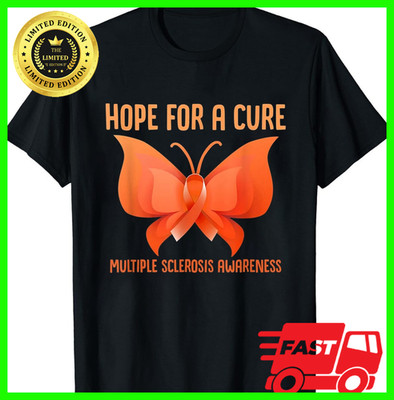 2025/Hope For A Cure Ms Multiple Sclerosis Butterfly Unisex T-Shirt SP982