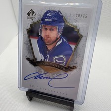 2007-08 SP Authentic Chirography Auto Markus Naslund /75 #MN Vancouver Canucks 