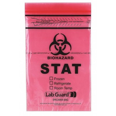 Medegen Medical Products 4001 Specimen Transport Bag, 6x9'', PK1000