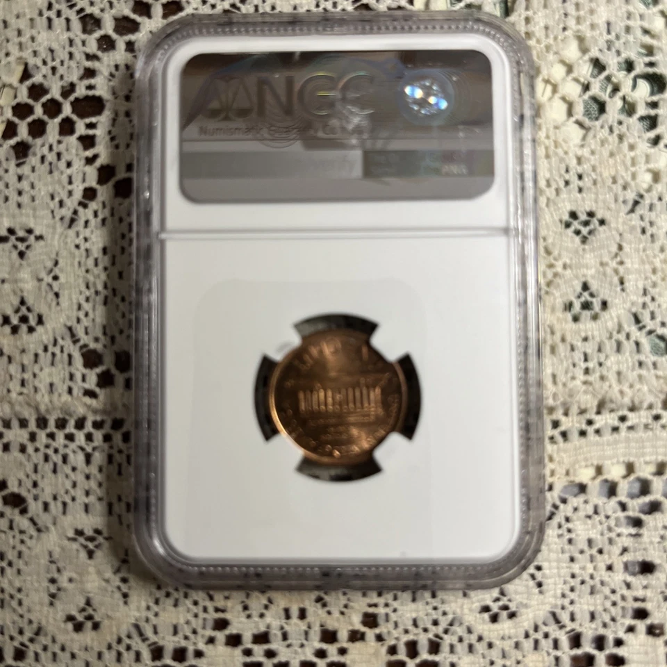 Lincoln 1998 1C Mint Error Uncirculated Broadstruck NGC Verified - Image 4 of 4
