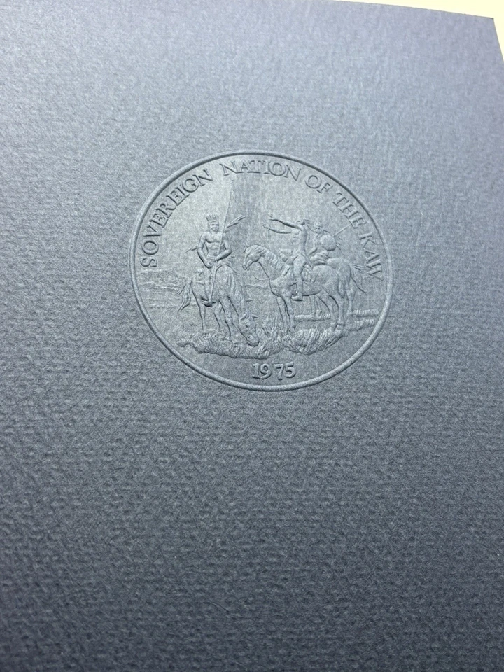 Set Of 10 Indian Tribal Series Signed And Numbered Paperback Signed Letter 1975 - Image 3 of 4