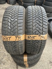 Set Of 215 60 16 95H DUNLOP WINTER SPORT 5 M+S ❄️ Tread 6mm-7.9mm DOT Code 2018