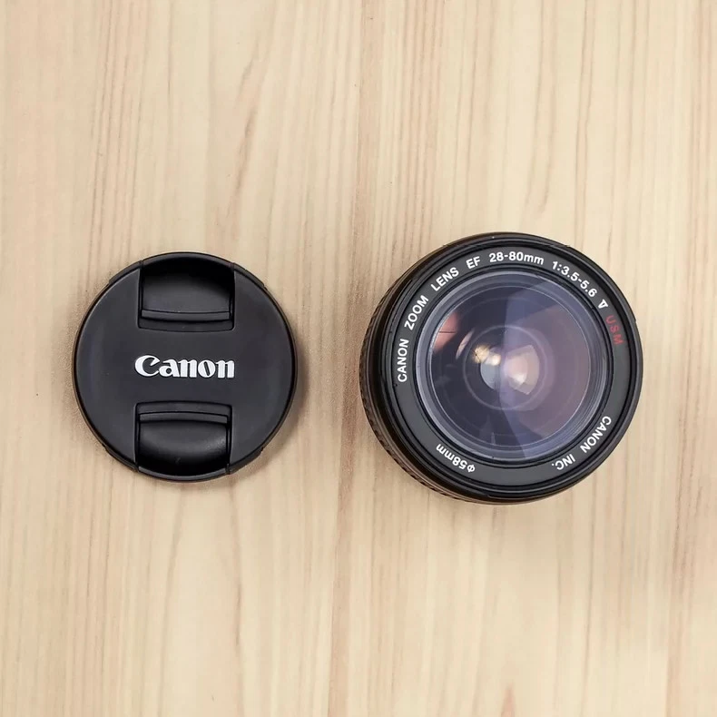 Canon EF 28-80mm f3.5-5.6 V USM Zoom Lens for 70D 80D 90D Rebel T5 T6 T7 Camera - Image 3 of 4