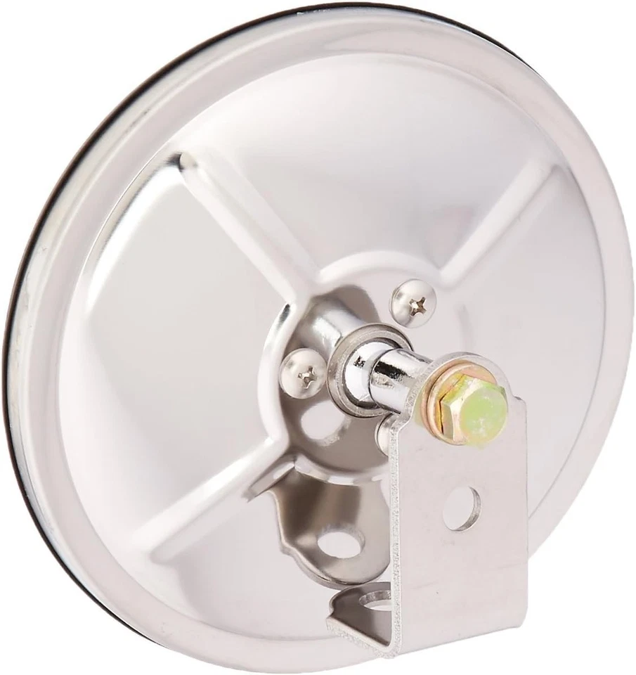 5" Heated Round Convex Stainless Steel Mirror - Ultimate Blind Spot Solution - Image 3 of 3