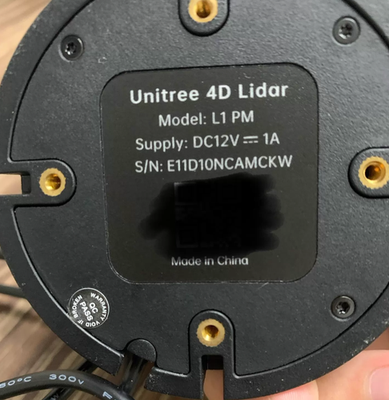 Unitree L1 PM 4D LiDAR Near Mint Condition 3D Depth Scanner Sensor