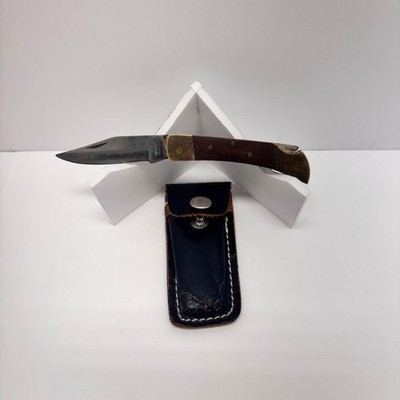 PAKISTAN POCKET KNIFE WITH LEATHER CLASPED CARRYING CASE (NLG058236)