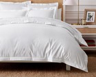 Pottery Barn 1000 Thread Count Sateen Pillow Shams Pure White - Set/2 EURO size — photo 2
