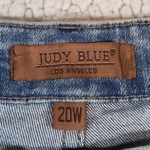 Judy Blue High Waist Tummy Control Retro Wide Leg Denim Size 20W JB88867 - Picture 5 of 20