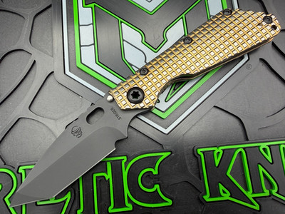 Strider SMF Tanto - Black Two Tone Bronze Monkey Edge FRAG (MEFP)