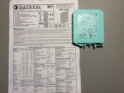 Datexel DAT 4530 Dip-Switch Programmable Isolated Conditioner