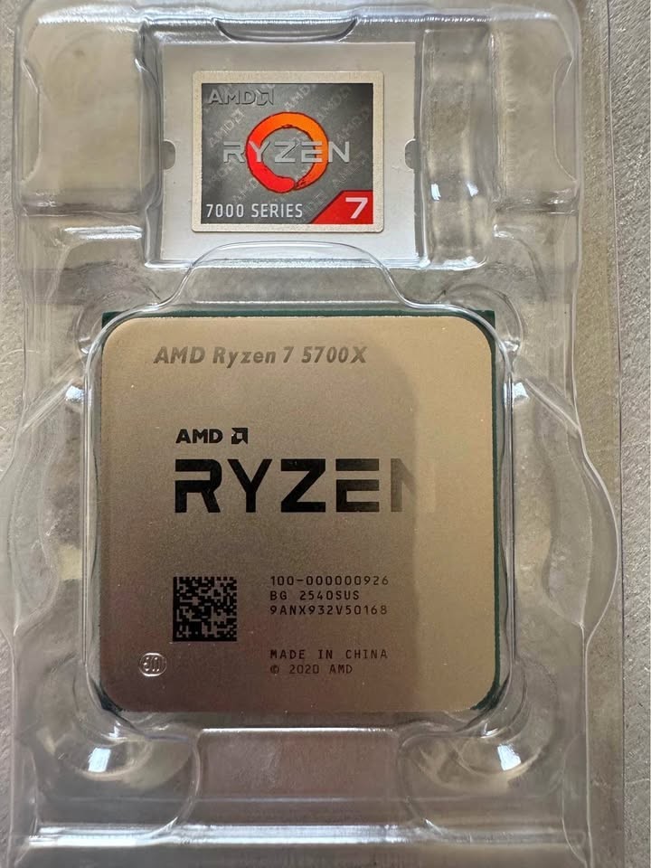 AMD Ryzen 7 5700X Processor (4.6GHz, 8 Cores, Socket AM4) Box