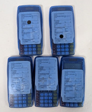 9 Lot Texas Instruments TI-15 Calculators W/ Covers  Case- Tested And Working