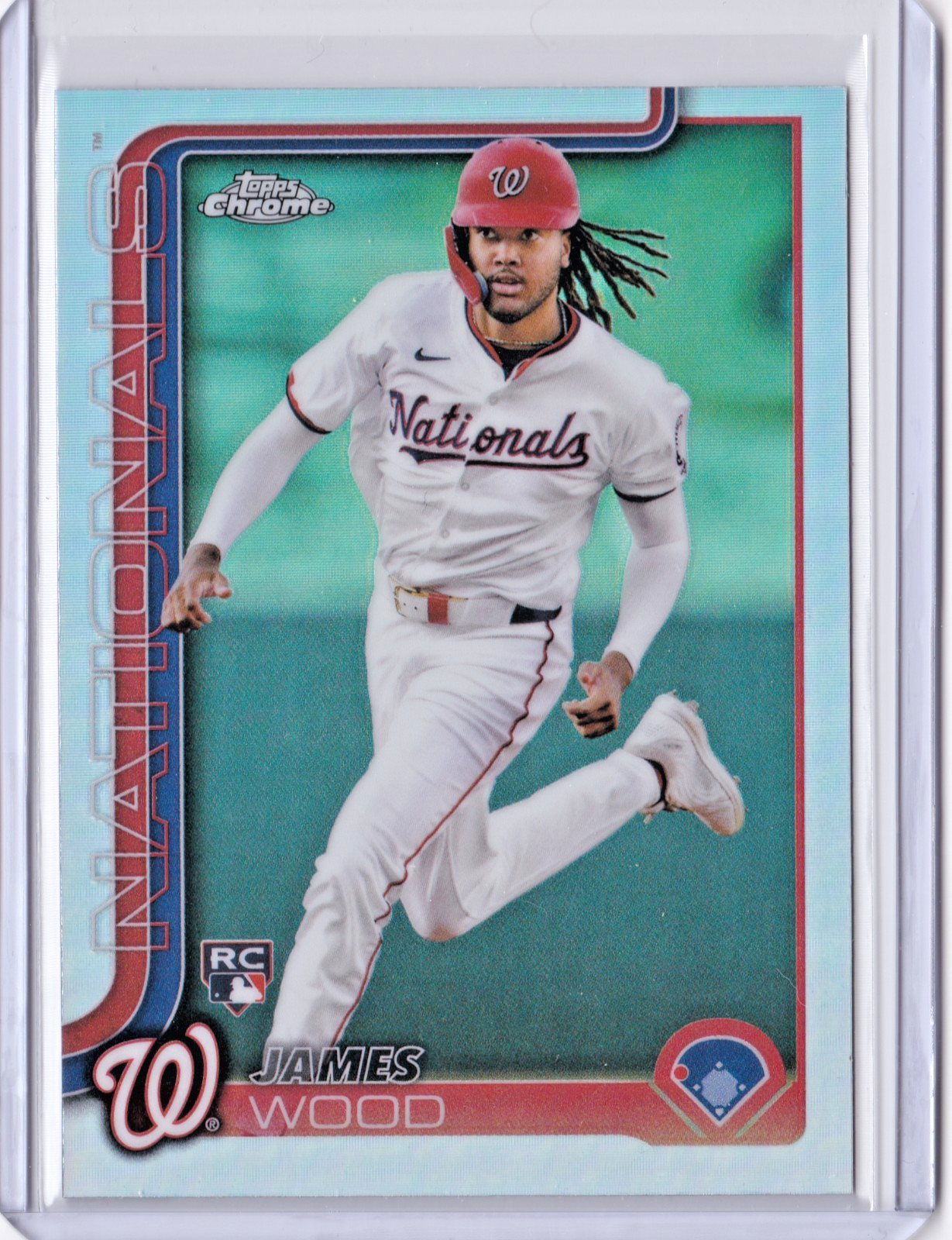 2025 Topps Chrome - James Wood #132 Topps Refractor (RC)