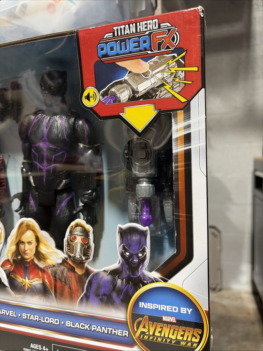 Marvel Avengers TITAN Hero Series 4pack Action Figures With Power