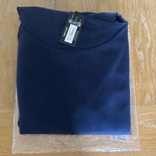 Women s Size Medium Cowl Hoodie, Navy