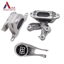 3Pcs Engine Motor Auto Trans Mounts Set for 2016 2017 2018 Chevrolet Malibu 1.5L