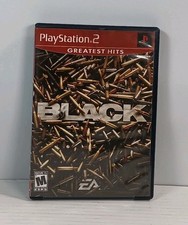 Black (Sony PlayStation 2, 2006) Greatest Hits Cib W/ Manual