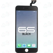 For iPhone 6S New Brilliance LCD with Touch and Back Plate Black Replacement Par