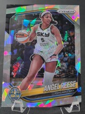 2025 Panini Prizm WNBA Angel Reese Ice Prizm #92 Chicago Sky