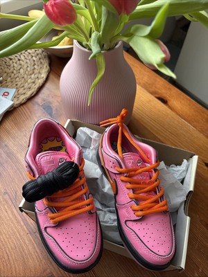Nike SB Dunk Low Pro QS PS Powerpuff Girls Blossom FZ3351-600 US 13C Neu