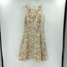 Lilly Pulitzer Vintage Silk Fit & Flare Floral Tea Dress - Multicolor - 8