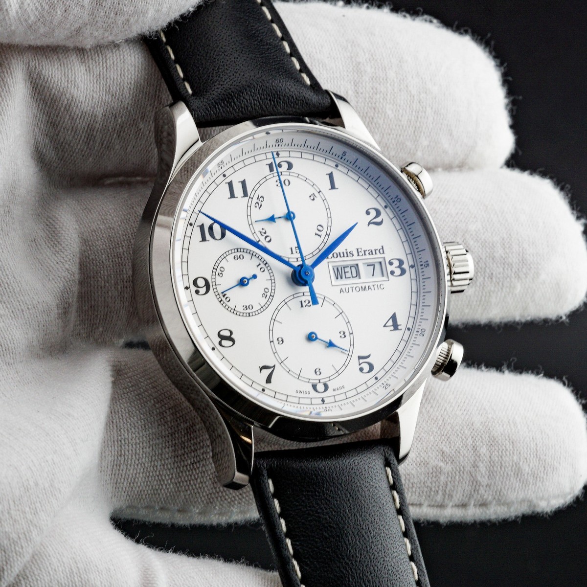 Louis Erard 1931 Chronograph 78225AA01.BVA02 42mm w/Box & Papers 