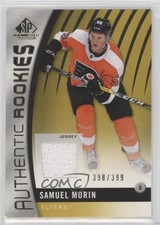 2017 SP Game Used Authentic Rookies Gold Jersey 398/399 Samuel Morin #169 10r6