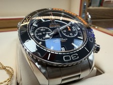 OMEGA Planet Ocean Co-Axial Master Chronometer Chronograph Men's Black Watch...