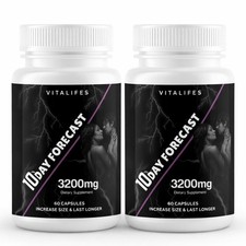 10 Day Forecast Pills for Male Enhancement to Boost Performance  Energy 120ct