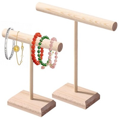 2 Stück Schmuckständer aus Holz, Ohrringständer