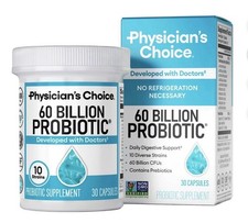 Physician's Choice 60 Billion Probiotic Dietary Supplement 30Capsules.