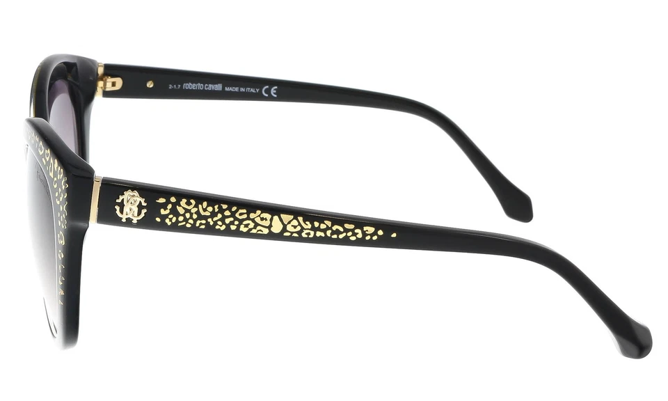 Roberto Cavalli RC992S TSEANG 05B Black Cat Eye Sunglasses - Image 3 of 4