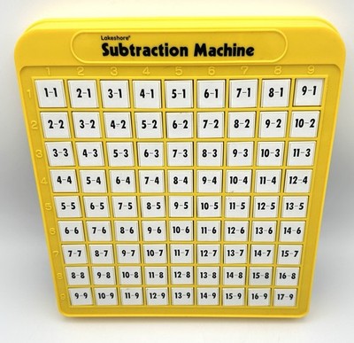 Lakeshore Subtraction Machine Math School Homeschool Educational Learning