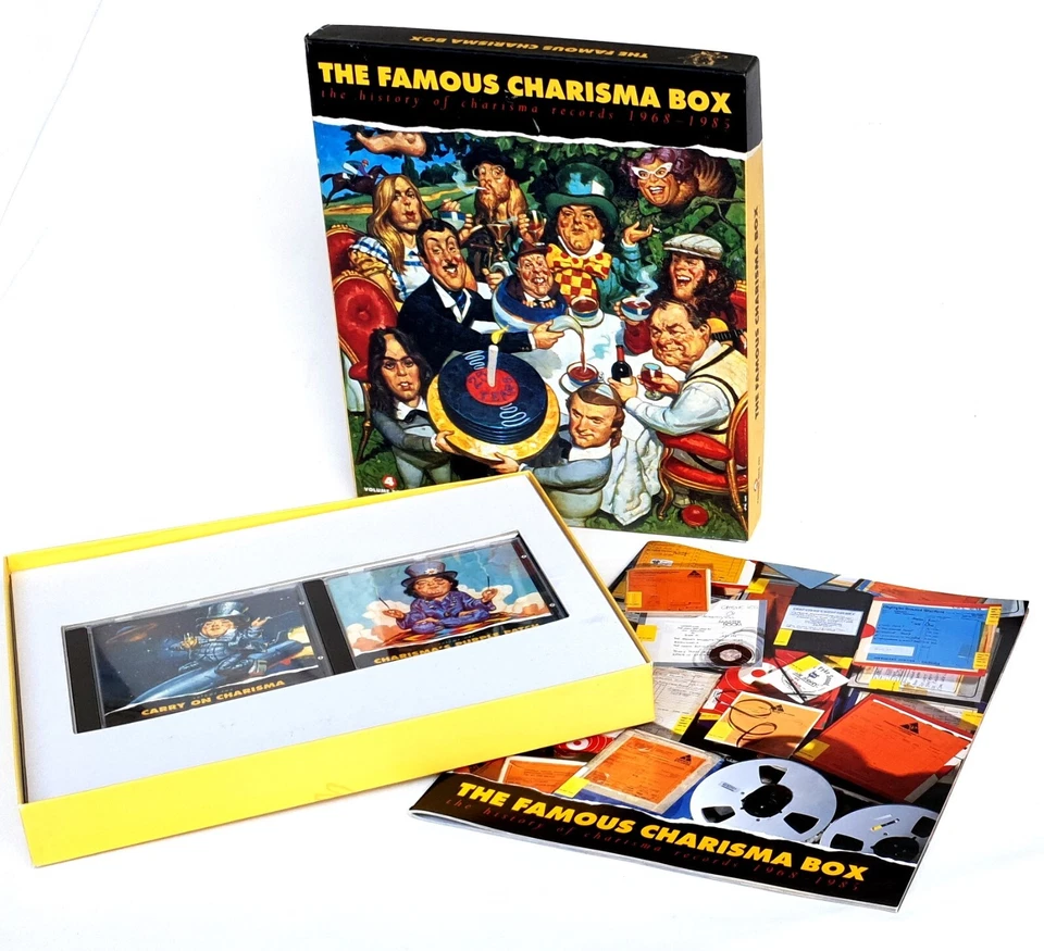 The Famous Charisma Box-History Of Charisma Records 1968-85 4CD Deluxe Box 1993 - Image 2 of 3