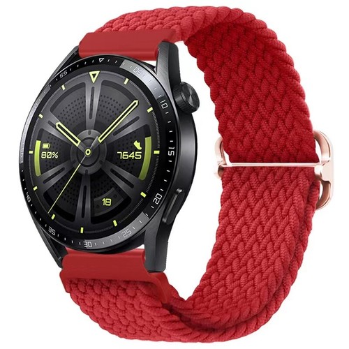 22 mm 20 mm correa trenzada de nailon para reloj Samsung 3/4 Active2 pulsera elasticidad - Imagen 20 de 40