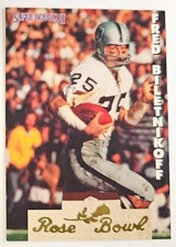 FRED BILETNIKOFF 1993 Heads & Tails Rose Bowl #SB9 Oakland Raiders