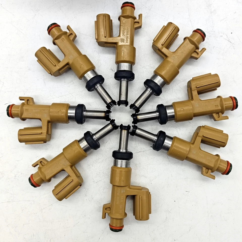 NEW 8x Denso Fuel Injectors For 2008-2021 Toyota Tundra 5.7L V8 23250-0S020 US Foto 3 de 4