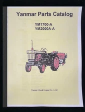 Farm Tractor Service Parts Manual Fits Yanmar Tractor YM1700A YM2000A