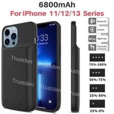 Portable Battery Charger Case Power Bank Cover For iPhone 11 12 13 Mini Pro Max