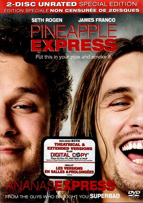 Pineapple Express - Unrated Edition- Seth Rogan , James Franco - 2 Disc DVD Set