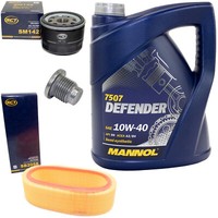 MotoröL Filter Set 10W40 5 Liter + ÖLablassschraube FüR Dacia Sandero Renault