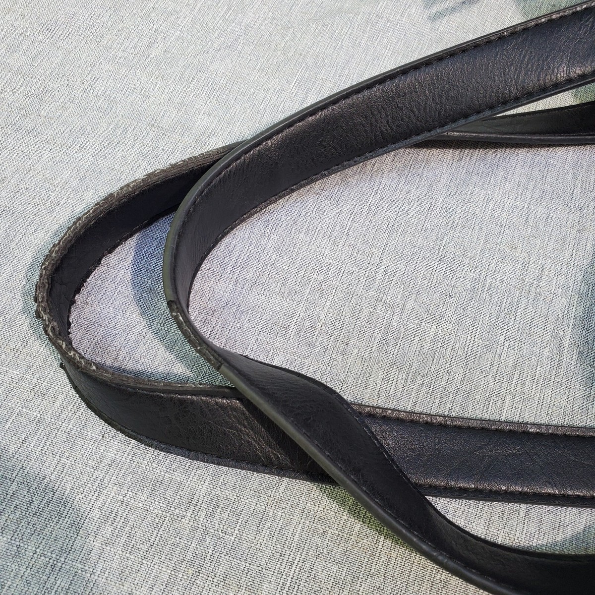 SALE【未使用】leather cut off tote bag tg213-ultimate-zip-canvas-tote