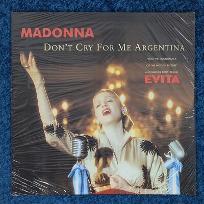 MADONNA SEALED DON'T CRY FOR ME ARGENTINA 12'' VINYL LP GERMANY 1996 EVITA