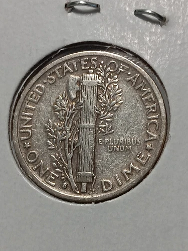 1941-S  Mercury Silver Dime XF/Au  90% Silver 10c.   O/126