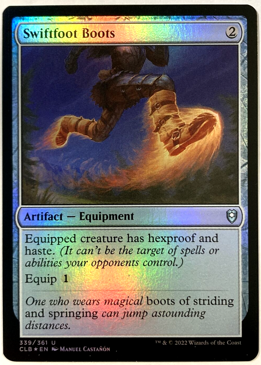 mtg cards like swiftfoot boots Amazon.com: Magic: the Gathering - Swiftfoot Boots main image 1