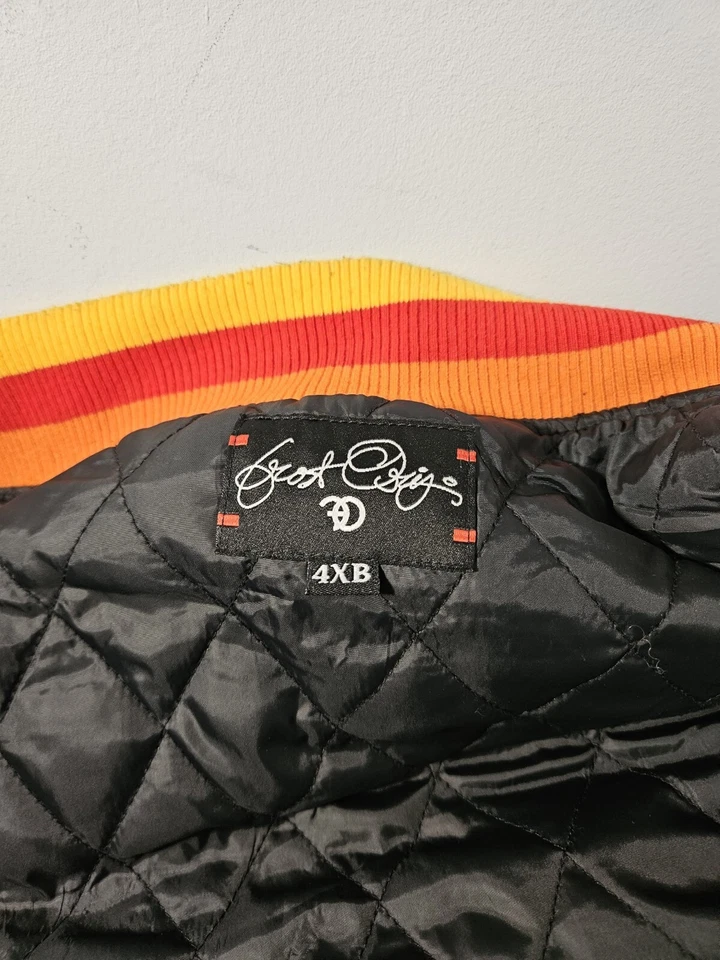 Frost Originals Varsity Jacket My Cup Overunneth Rhinestones Cherub 4XB  - Image 3 of 4